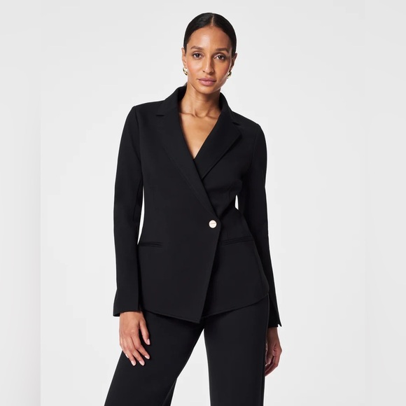 SPANX Jackets & Blazers - 🌻Spanx 20773 The Perfect Asymmetrical Blazer